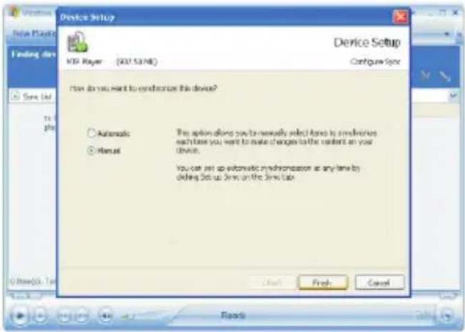 Device Setup V3P Player (S21.52.ME) Configure Sync How do you want to synthesize this device? Automatic Manual This option allows you to automatically select Agno by similarities each time you want to make changes to the content on your device. You can get up automatic misnomeration at any time by adding data up Sim or on the Sim tape Close Finish Cancel Results