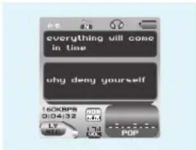 everything will come in time why deny yourself 160Kbps D:04:32 LY M10 POP