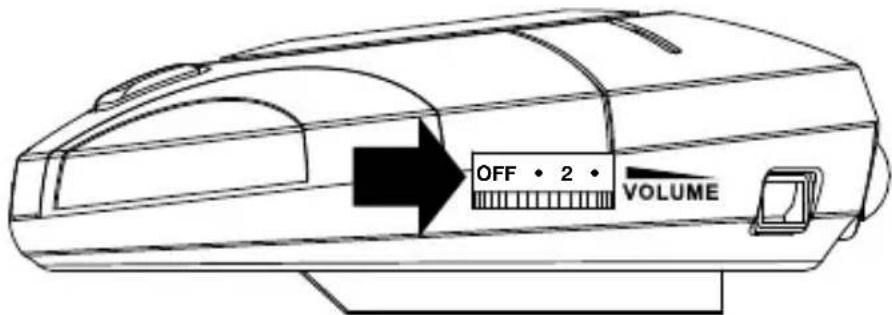 COBRA SL3 - Adjusting the volume - 1