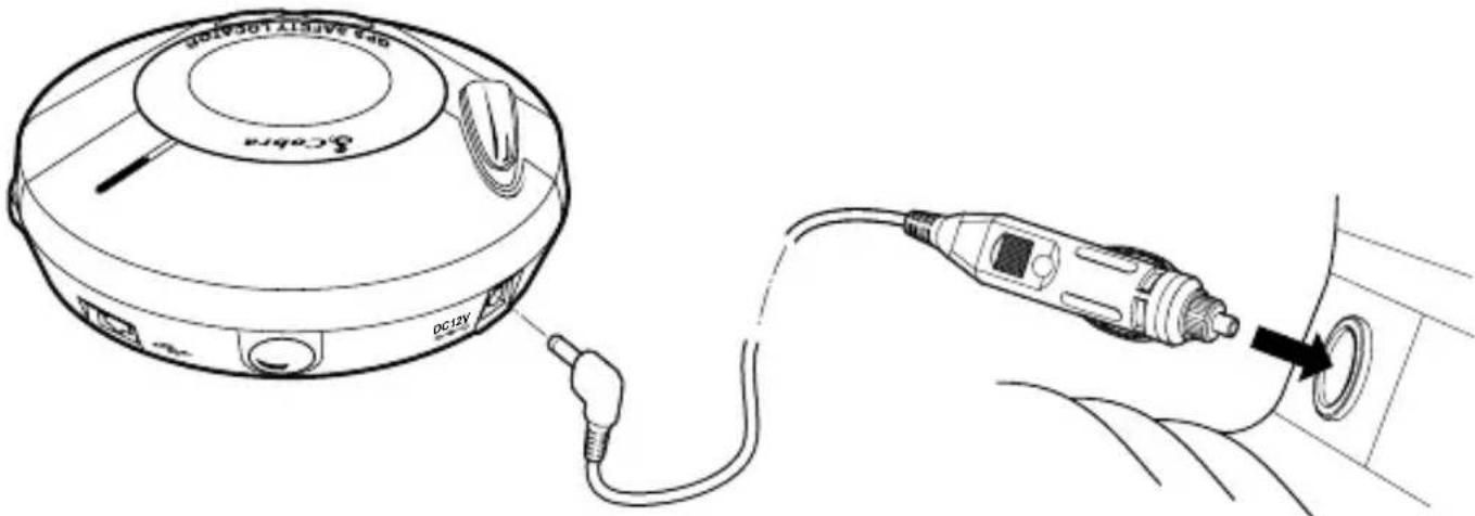 COBRA SL3 - Using the cigarette lighter socket - 1