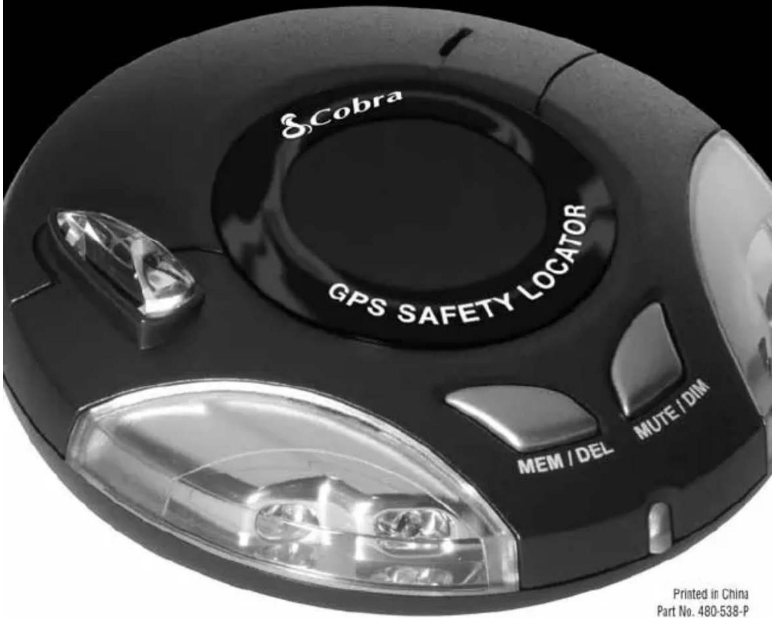 COBRA SL3 - S Cobra® OPERATING INSTRUCTIONS - 1