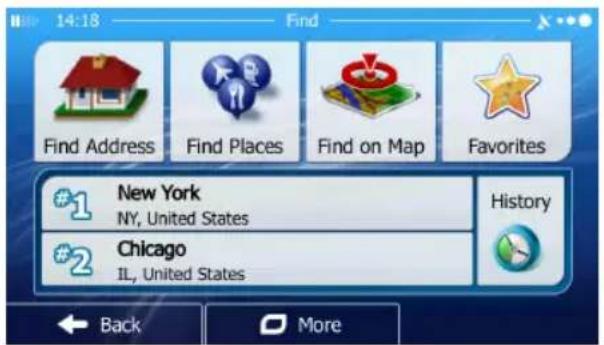 JENSEN VX6628 - Selecting One of the Most Likely Destinations (Smart History) - 2
