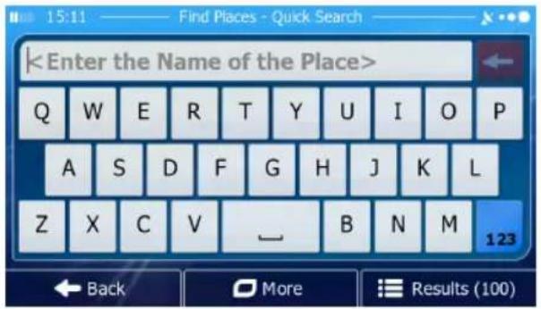 JENSEN VX6628 - Searching for a Place of Interest by Name - 8