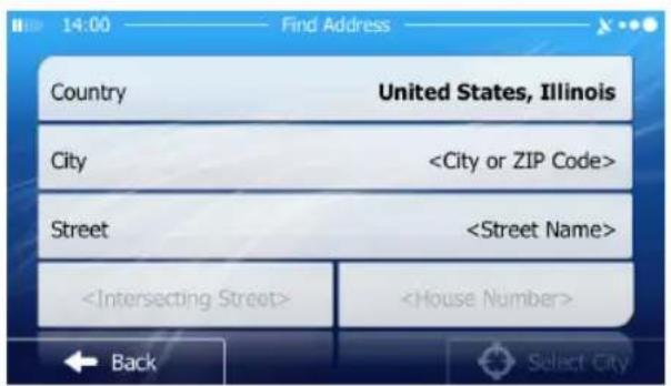 JENSEN VX6628 - Selecting a City/Town Center as the Destination - 4
