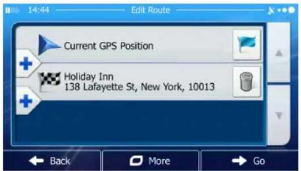 JENSEN VX6628 - Setting a New Starting Position for the Route - 3