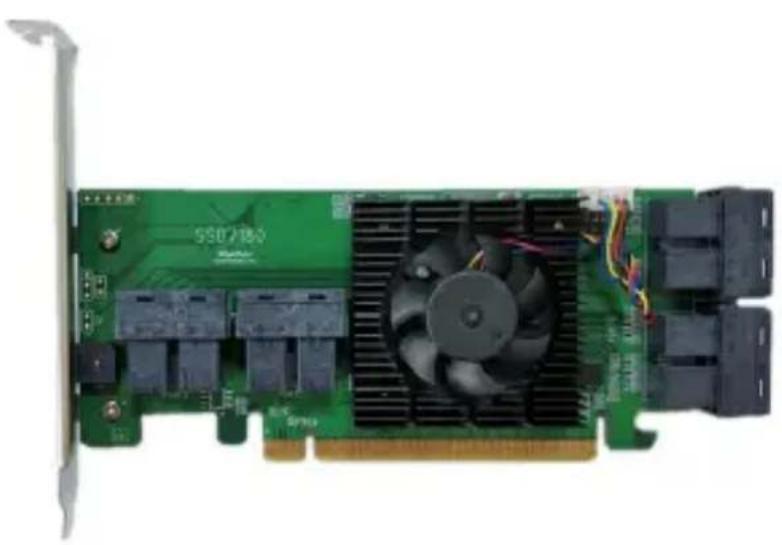 Highpoint SSD7184 - Front View - 1