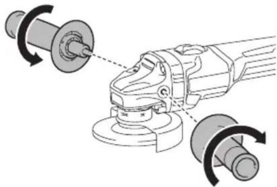 MAKITA GA005GD101 - Installing side grip (handle) - 1
