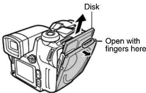 SANYO IDC-1000ZE - Gently pull out the disk. - 1