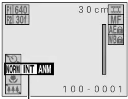 SANYO IDC-1000ZE - Press ▶ on the arrow button to select the ANM icon. - 1