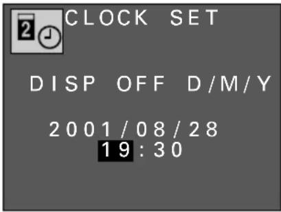 SANYO IDC-1000ZE - Changing the date and time setting - 1