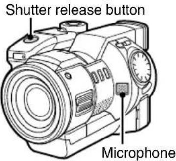 SANYO IDC-1000ZE - Press the shutter release button. - 1