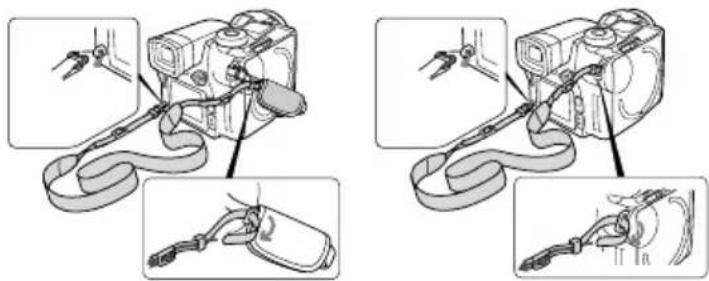 SANYO IDC-1000ZE - Attaching the grip belt and shoulder belt - 2