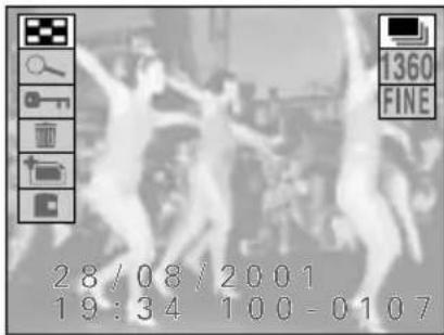 SANYO IDC-1000ZE - Press the arrow button to move the ➕ mark to the sequential shot you want to view and press the SET button. - 4