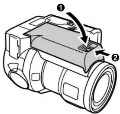 SANYO IDC-1000ZE - Close the battery pack cover. - 1