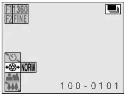 SANYO IDC-1000ZE - Press ▶ on the arrow button to select the AE shift icon 🧑️. - 1