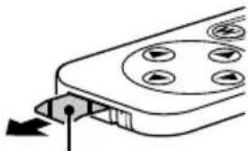 SANYO IDC-1000ZE - Pull out the battery insulation sheet. - 1