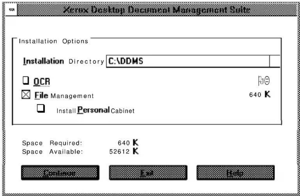 EPSON Personal Document Station - Installing the Xerox Desktop Document Management Suite - 1
