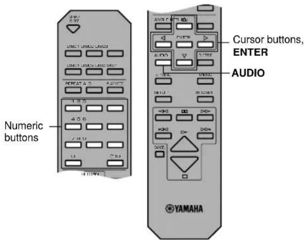 YAMAHA DV-DC996 - Switching Audio Tracks [DVD] [VCD] - 1