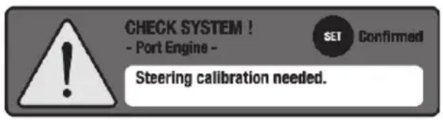 YAMAHA Heml Master (2017) - Lever sensor calibration alert - 1