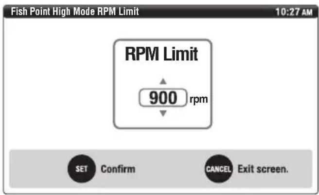 YAMAHA Heml Master (2017) - ■Setting the maximum engine speed for "High mode" of Fish Point - 2