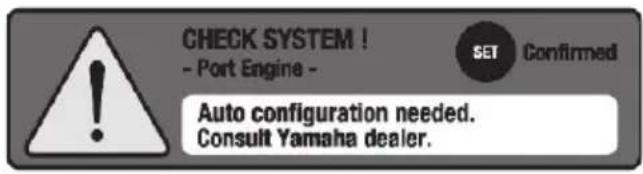 YAMAHA Heml Master (2017) - Steering sensor calibration alert - 1
