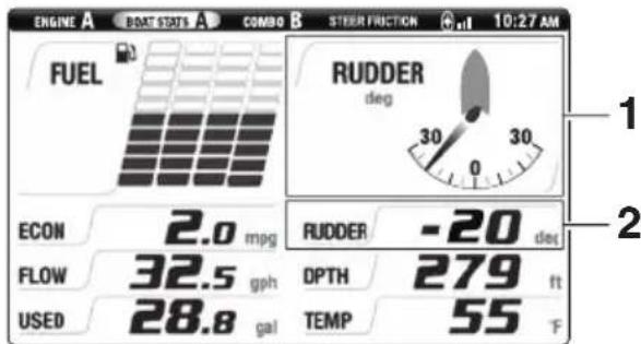 YAMAHA Heml Master (2017) - ■Rudder angle - 1