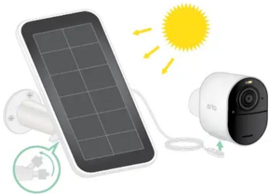 NETGEAR Ultra 2 - Connect your camera to the Arlo solar panel (sold separately) - 1