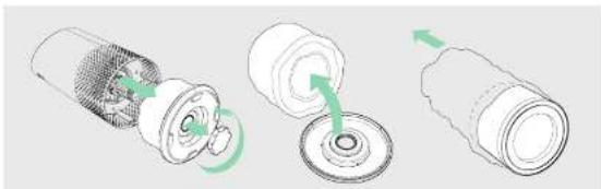 LEITZ DuPont 2415109 - Remove plastic bag from filter - 1