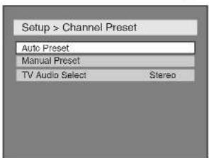 SHARP DV-SR45U - Getting channels automatically - 4