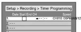 SHARP DV-SR45U - Timer recording - 8