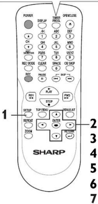 SHARP DV-SR45U - Timer recording - 9
