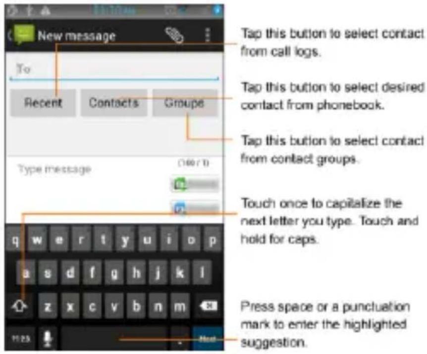 Micromax Superfone Canvas A100 - Using the Onscreen Keyboard - 1