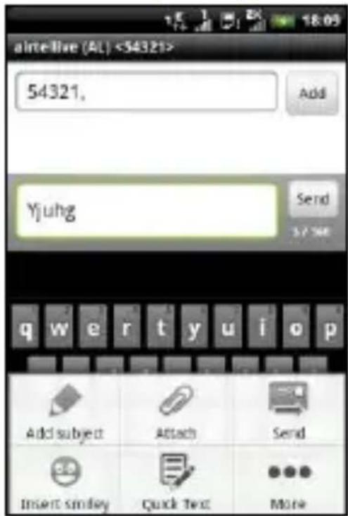 Micromax Bolt A51 - MESSAGING - 1