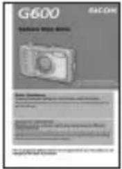 RICOH Caplio G600 - Using the Manuals - 1