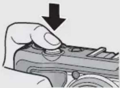 RICOH Caplio G600 - Gently press the shutter release button all the way. - 1