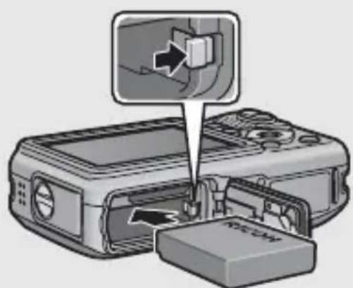 RICOH Caplio G600 - Loading the Battery and SD Memory Card - 3