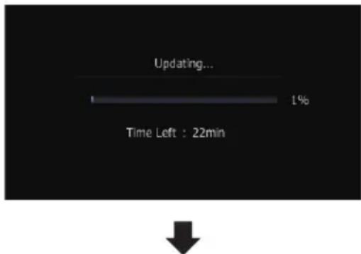 Updating... 1% Time Left : 22min