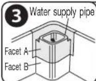 MITSUBISHI MR-CX402EJ-R-A2 - Pointers for assembling the water supply pump - 6
