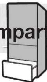 MITSUBISHI MR-CX402EJ-R-A2 - Freezer compartment - 1