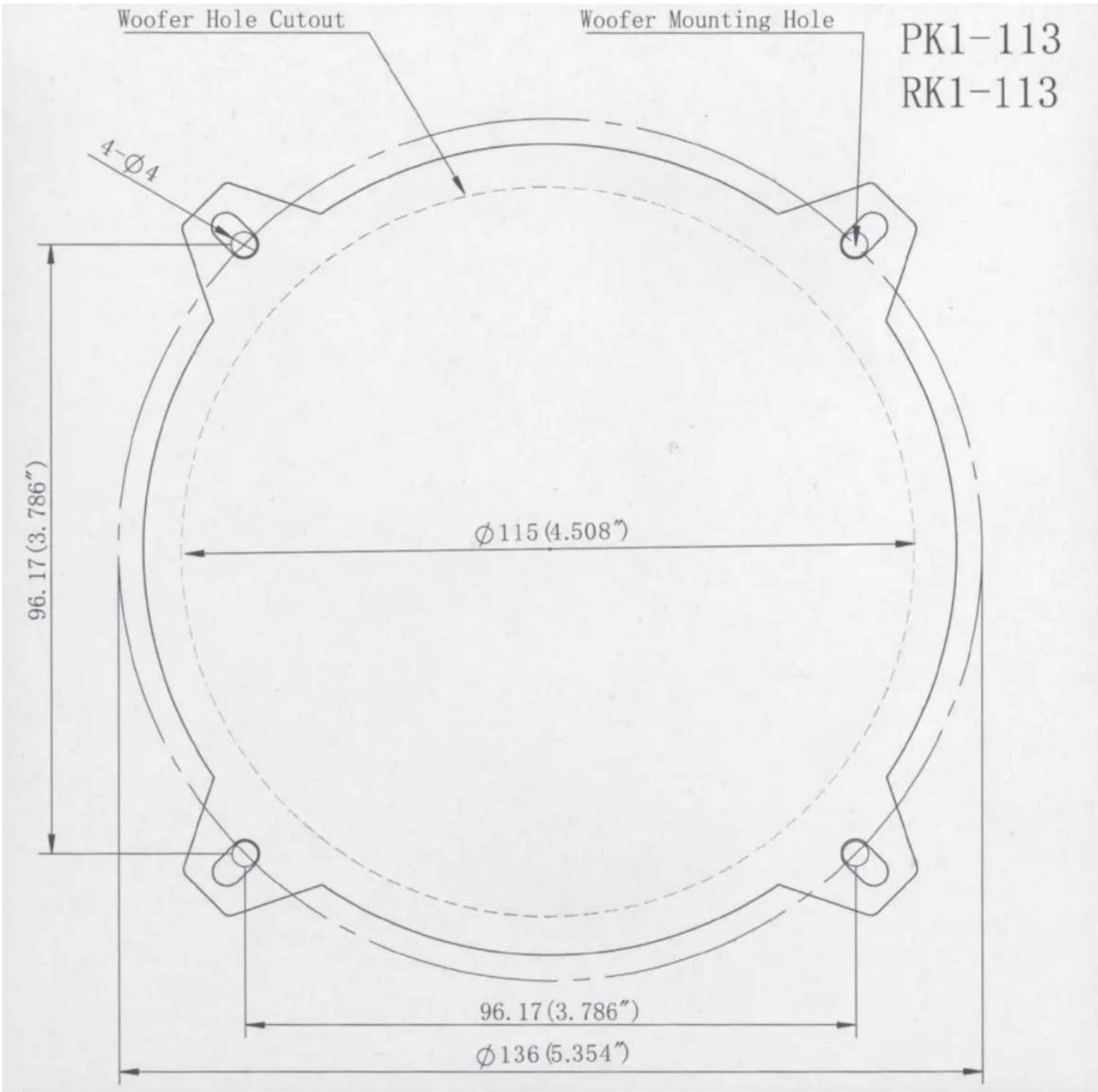 MB QUART RK1-113 - WARRANTY - 1