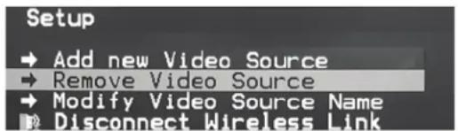 SunBriteTV SB-HDWT - DELETING A TRANSMITTER - 1
