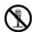 HITACHI 42PD5000TA - Do not insert liquids or foreign objects. - 2