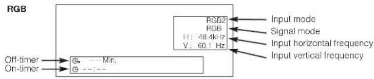 HITACHI 42PD5000TA - Input Signal Screen Display - 1