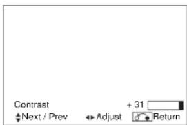 HITACHI 42PD5000TA - Example: Selecting the Picture screen - 6