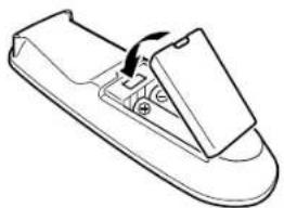 ONKYO DV-L5X - Inserting the Batteries - 3