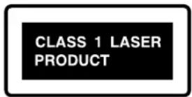 CLASS 1 LASER PRODUCT