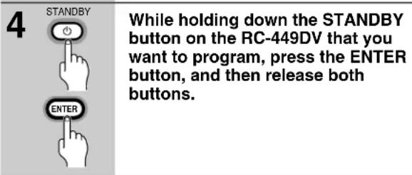 ONKYO DV-L5X - Learning a pre-programming code - 2
