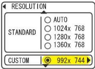 HITACHI CP-X251UF - INPUT Menu (continued) - 5