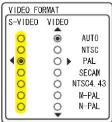 HITACHI CP-X251UF - INPUT Menu - 2