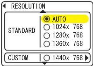 HITACHI CP-X251UF - INPUT Menu (continued) - 1